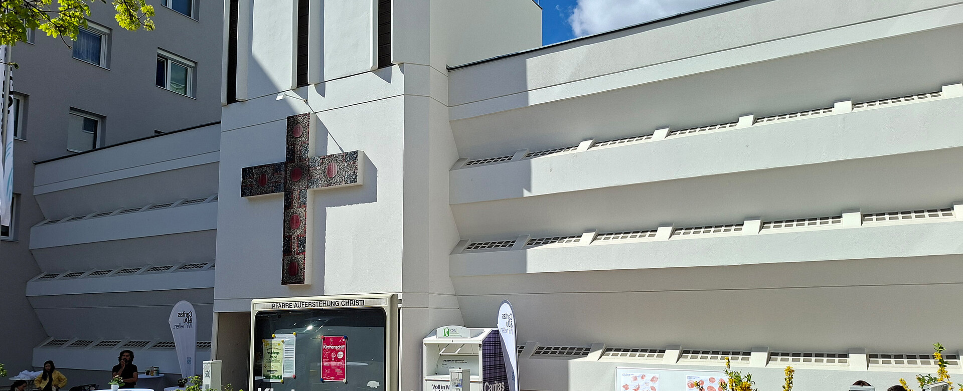 Neu gedachte Kirchennutzung: Das „Kirchenschiff“ am Eröffnungstag am 9. April.