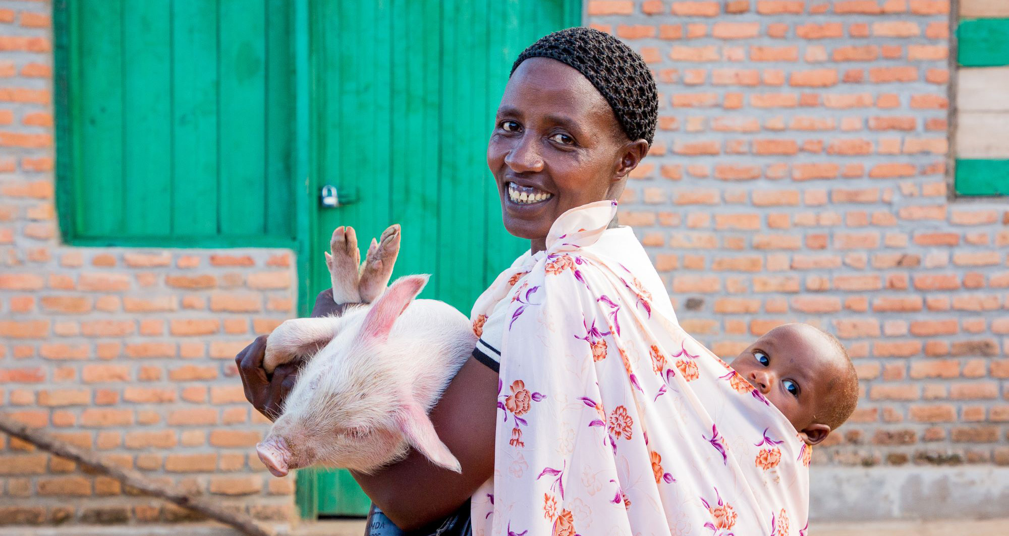 Hilfe für die Armen in Burundi. 