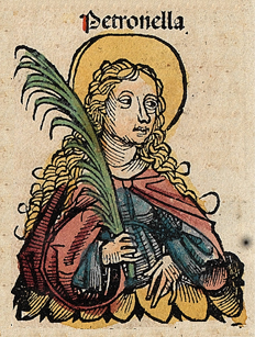 Die Heilige Petronella.