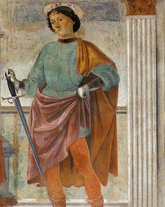 Der Heilige Julianus gemalt von Domenico Ghirlandaio (1448 – 1494).