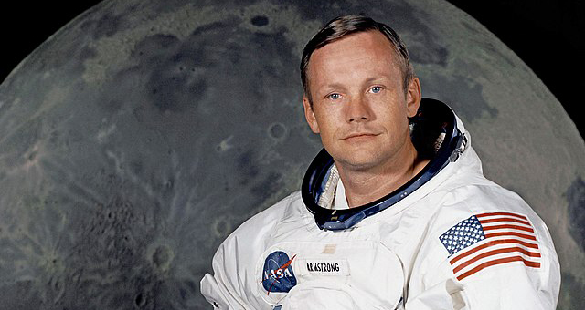 Kurt Reiner und Neil Armstrong
